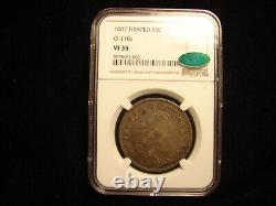 1807 O-110a, Draped Bust Half Dollar NGC VF 35CAC, as Pictured