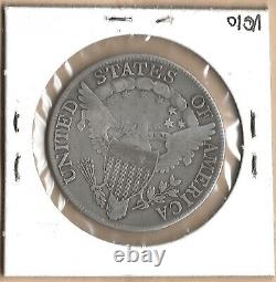 1807 Rare Draped Bust Half Dollar Coin Very Good Condition (#1582)