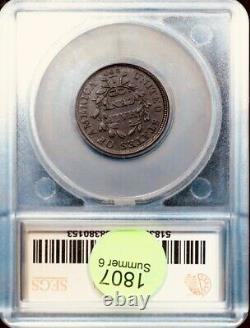 1808 Draped Bust Half Cent, C-3, 180 Degree Rotated Die, Corrosion Free