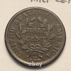 1808 Draped Bust Half Cent very choice planchet nice no problem coin