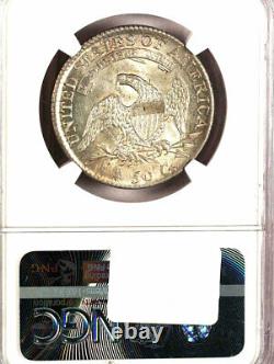 1814 50c Ms62 Ngc-capped Bust Half Dollar