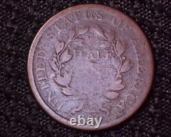 Nice 1807 Draped Bust Half Cent Mintage of 476,000 #HC043