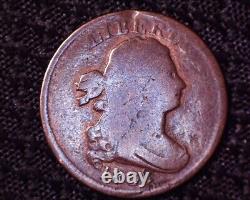 Nice 1808 Draped Bust Half Cent Normal Date Mintage of 400,000 #HC044