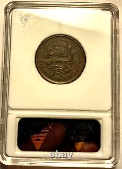 RARE 1807 DRAPED BUST HALF CENT 1/2c ANACS VF-20 AMAZING EYE APPEAL & DETAILS