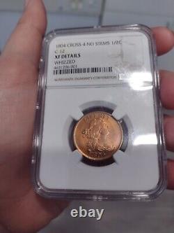 RED Half Cent 1804 In Great condition