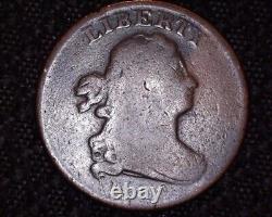 Well Circulated 1800 Draped Bust Half Cent Low Mintage #HC026